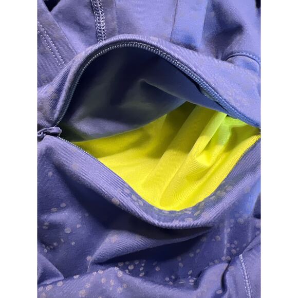 Under Armour Long Sleeve Light Blue Reflective Thumb Hole Zip Top XS - Picture 6 of 12